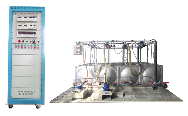 威格污水泵出厂测试系统 综合性能试验设备 水泵测试台架插图